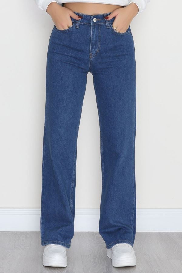 Palazzo Kot Pantolon Mavi - 42690.1836.