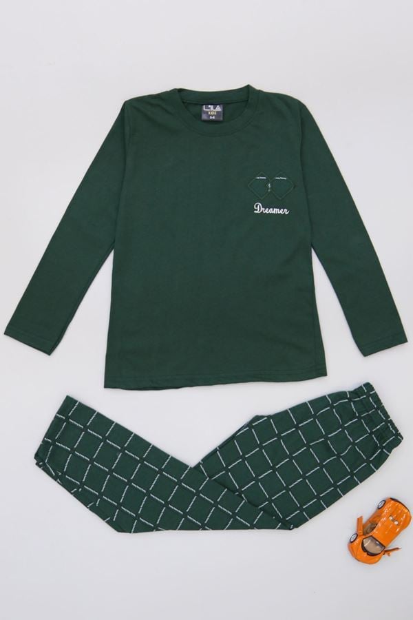 5-12 Yaş Süprem Pijama Takımı Zümrüt - 52091.1048.
