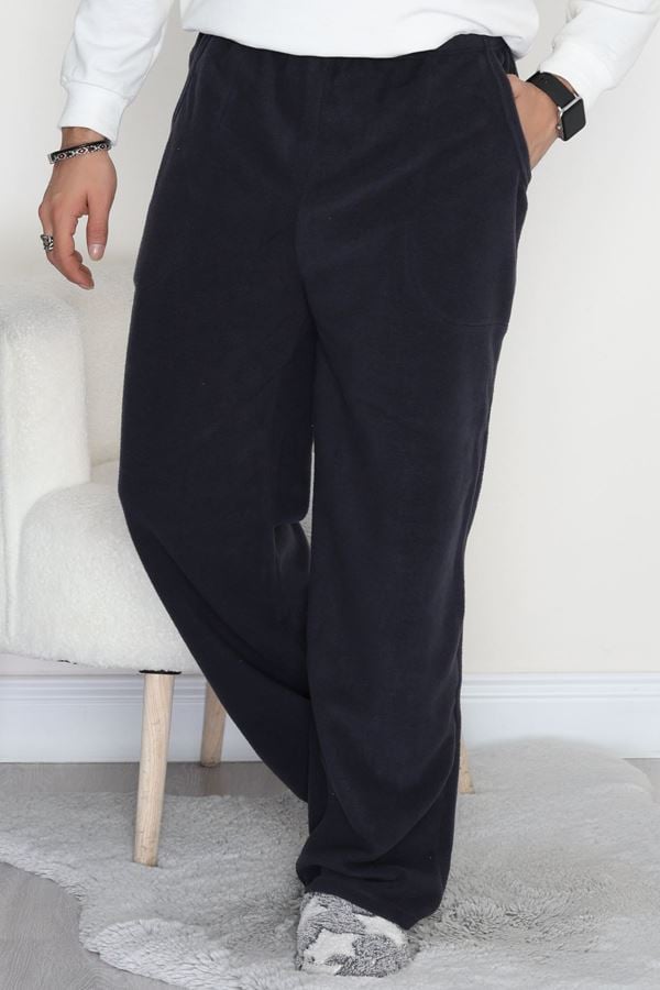 Cepli Polar Erkek Pijama Altı Lacivert - 42736.1049.