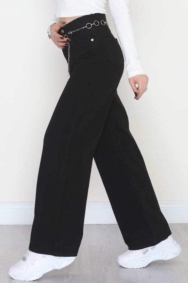 Palazzo Kot Pantolon Siyah - 11879.1431.