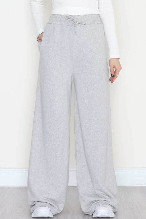 2 İplik Eşofman Altı Gri - 52027.1857.