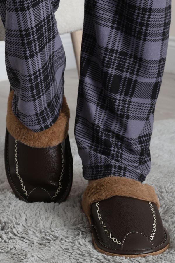 Erkek Ev Terliği Kahve - 31557.264.