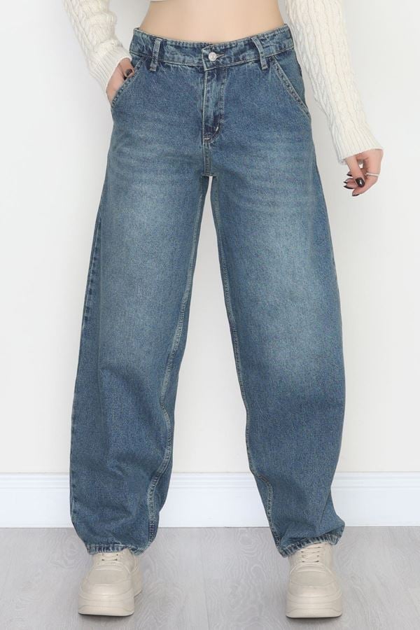 Baggy Kot Pantolon Yeşiltint - 31160.2059.