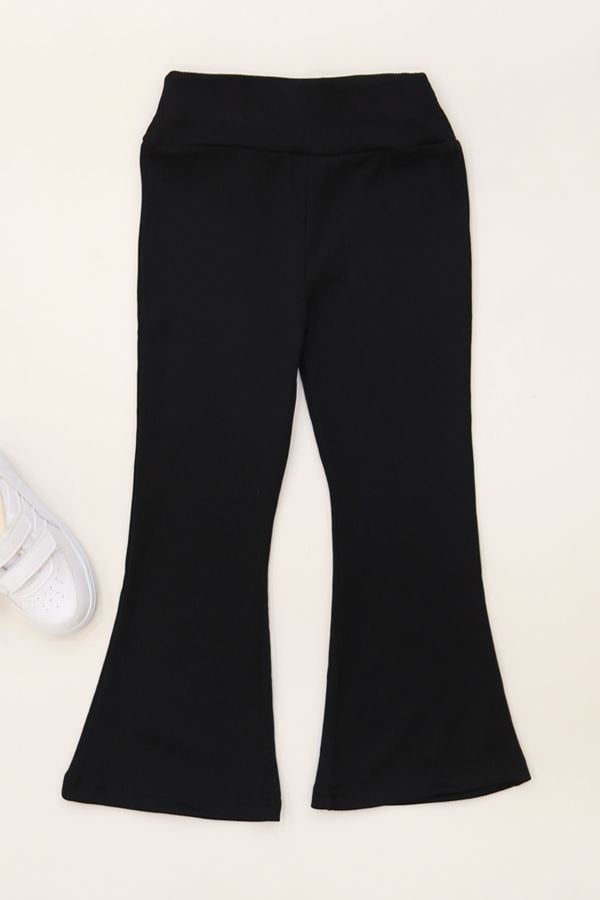 6-10 Yaş Fitilli İspanyol Tayt Siyah - 30403.904.