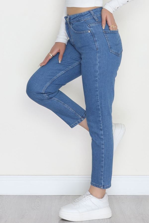Mom Kot Pantolon Mavi - 42685.1836.