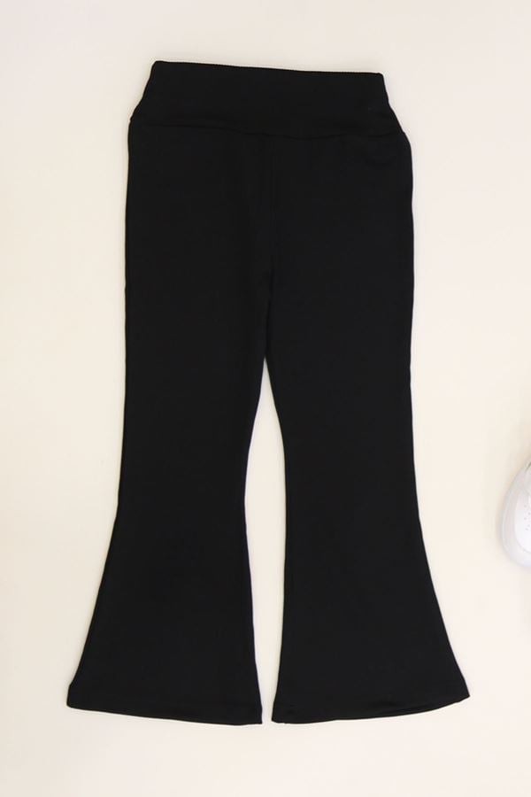 6-10 Yaş Fitilli İspanyol Tayt Siyah - 30403.904.