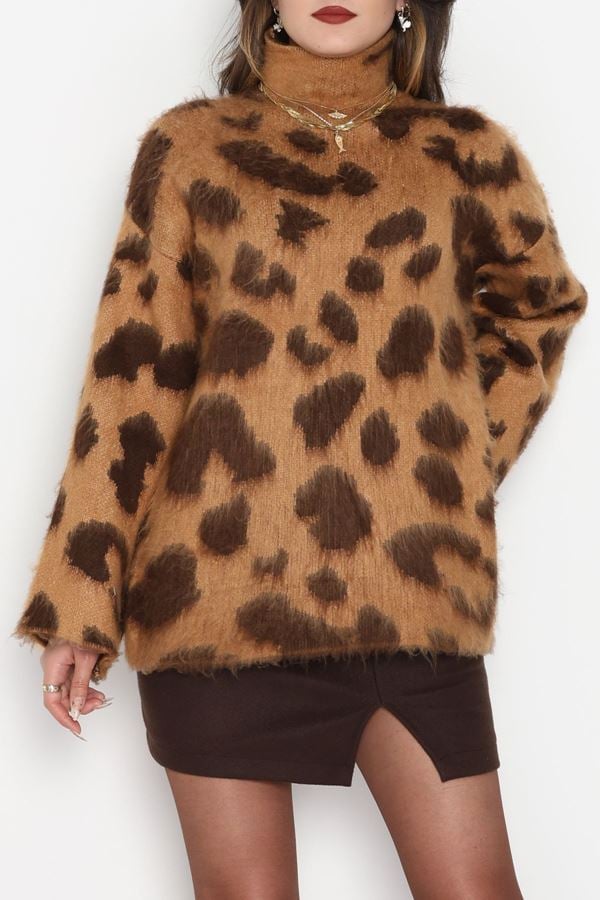 Leopar Desenli Triko Leopar - 2320.1765.