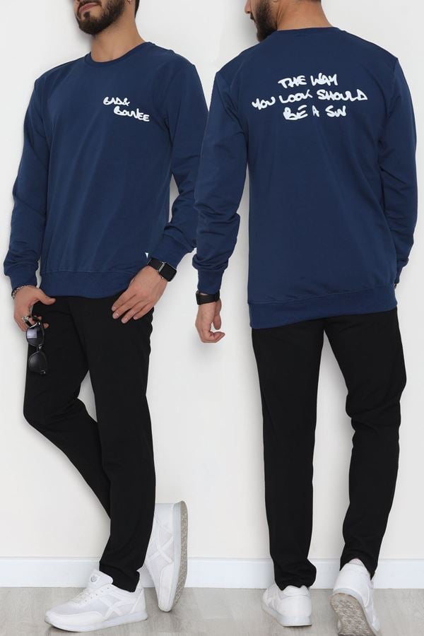2 İplik Baskılı Erkek Sweat Laci - 42781.2087.