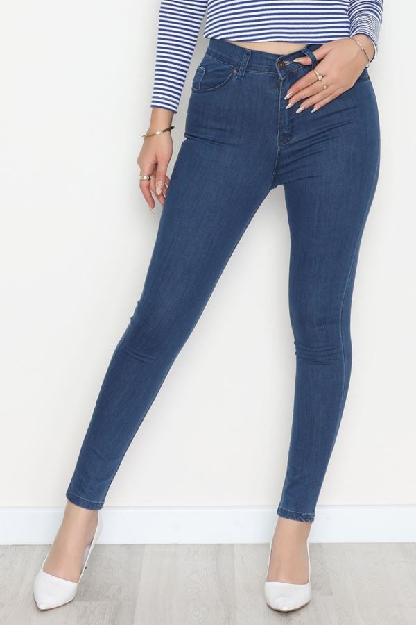 Dar Paça Kot Pantolon Mavi2 - 31593.2112.