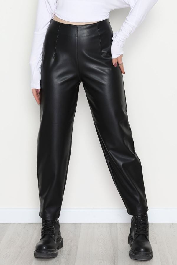 Şalvar Deri Pantolon Siyah - 51209.1779.