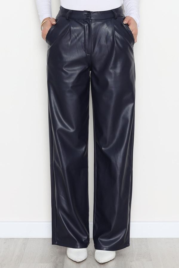 Palazzo Deri Pantolon Lacivert - 51208.1779.