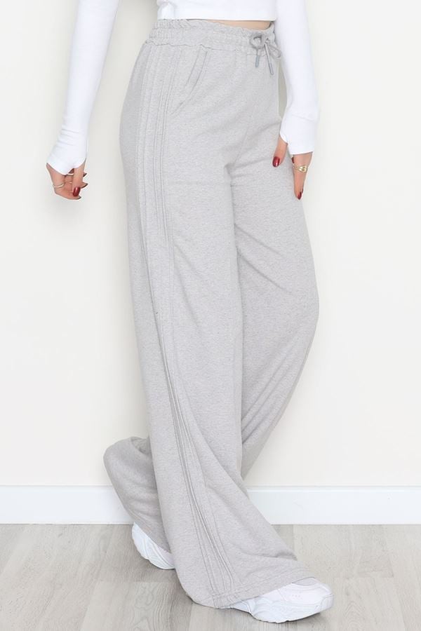 2 İplik Eşofman Altı Gri - 52048.1857.