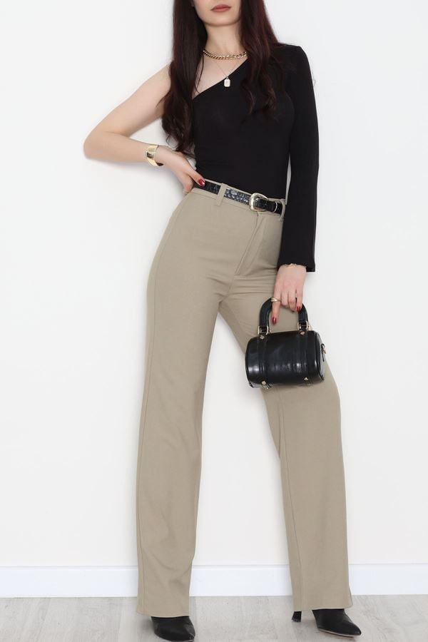 Dokuma Kumaş Pantolon Açıkhaki - 42650.1871.