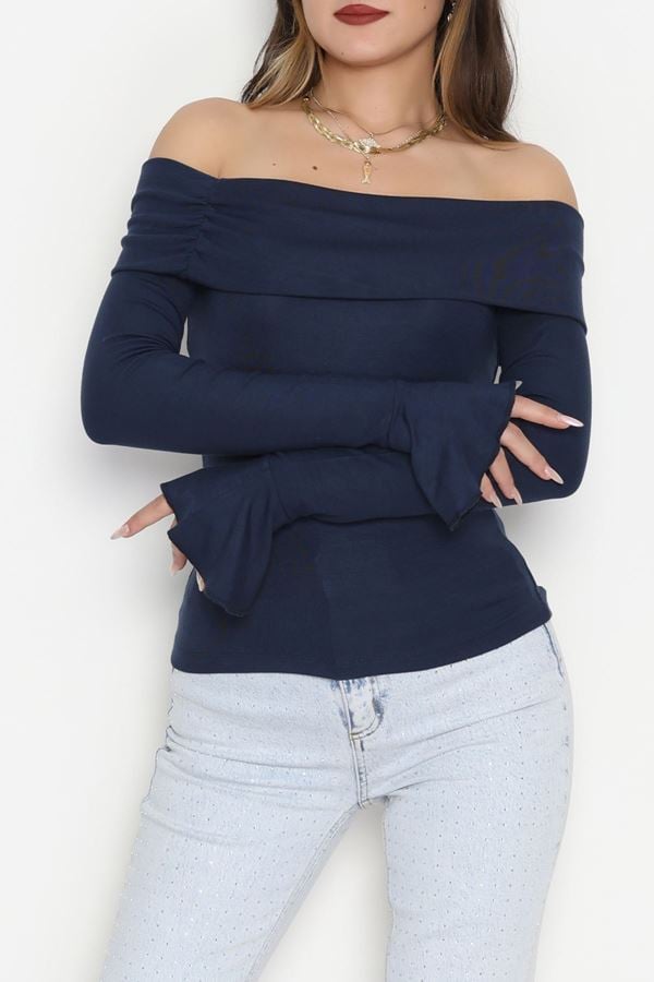 Madonna Yaka İspanyol Kol Bluz Laci - 1046.2119.