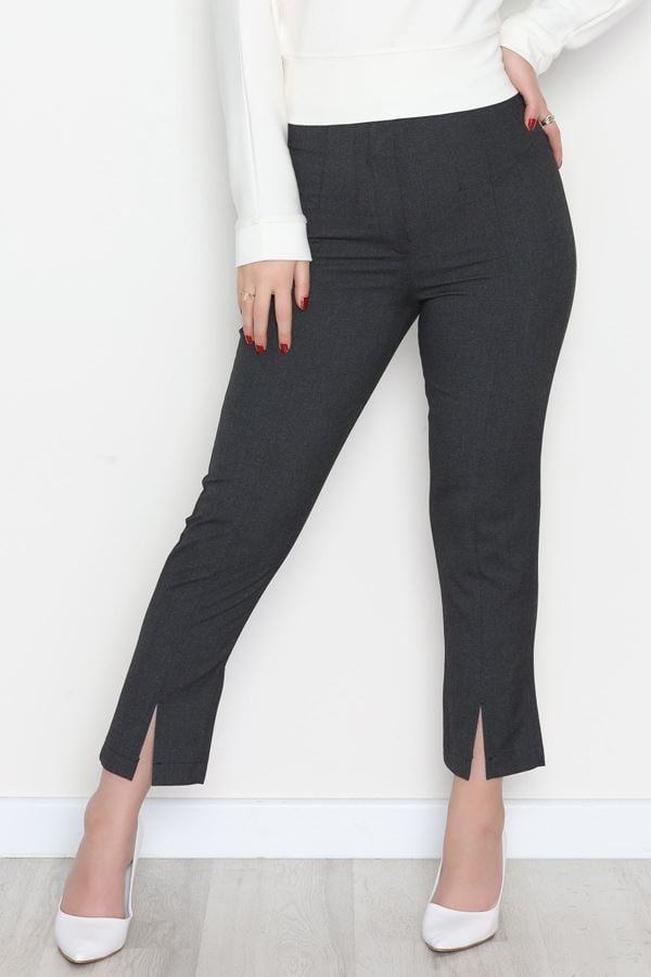 Poliviskon Fermuarlı Pantolon Antrasit - 51080.1779.