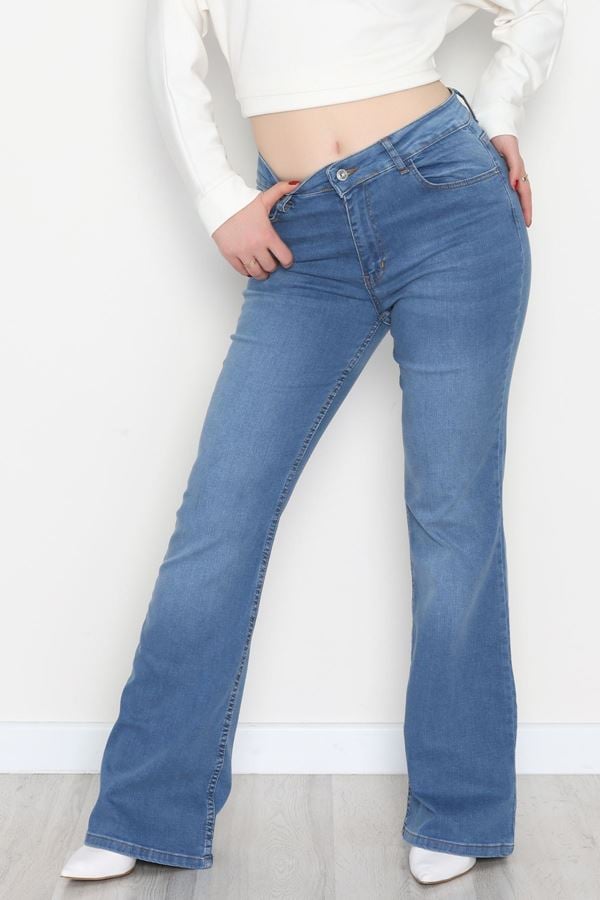 İspanyol Kot Pantolon Açıkmavi - 31397.2088.