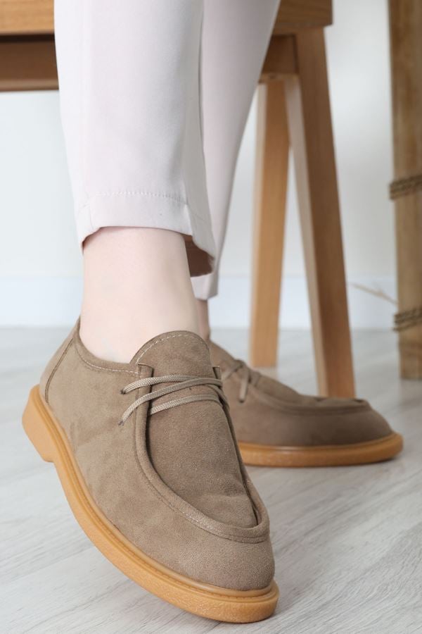 Termo Taban Bağcıklı Ayakkabı Süetvizon - 31651.1846.