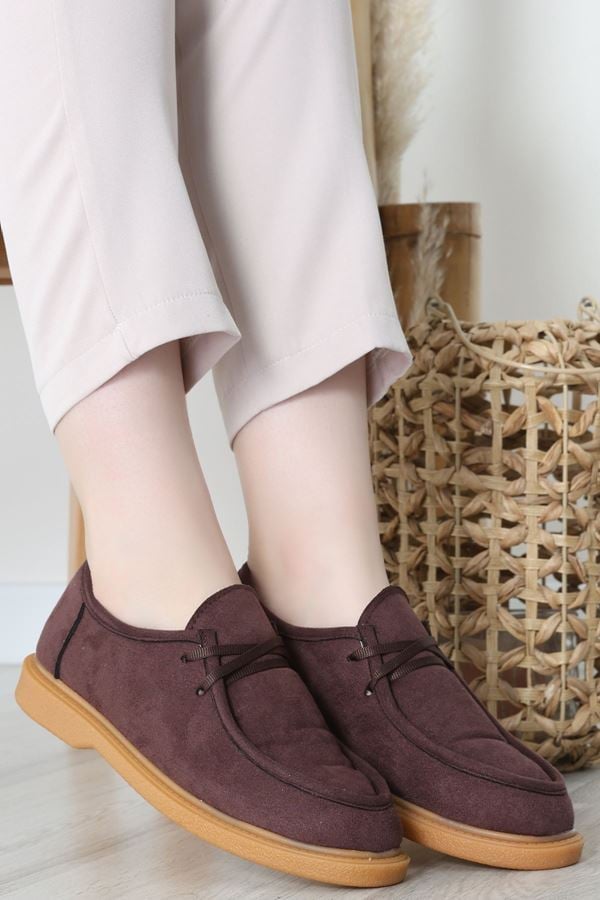 Termo Taban Bağcıklı Ayakkabı Süetkahve - 31651.1846.