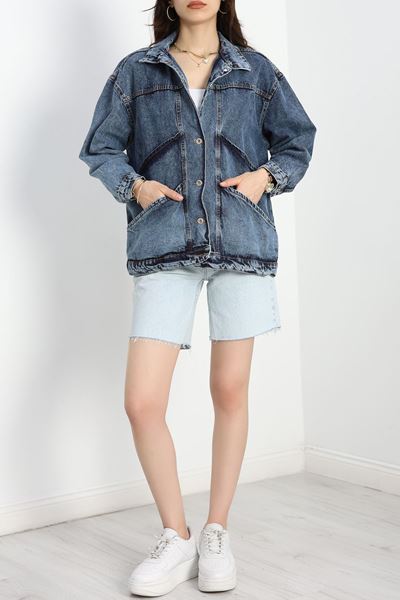 Oversize Kot Ceket Buzmavi2 - 10002.1778.
