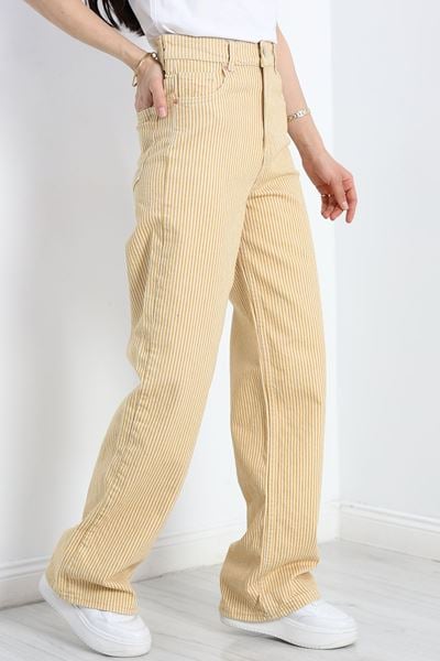 Palazzo Kot Pantolon Bejçizgili - 40748.1431.