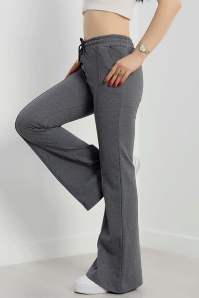 İspanyol Paça 2 İplik Eşofman Altı Füme - 50526.1857.