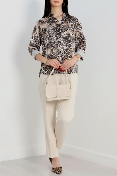 Desenli Gömlek Leopardesenli - 41137.147.