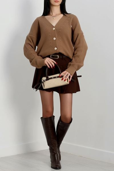 Ponponlu Hırka Mocha - 382.1577.