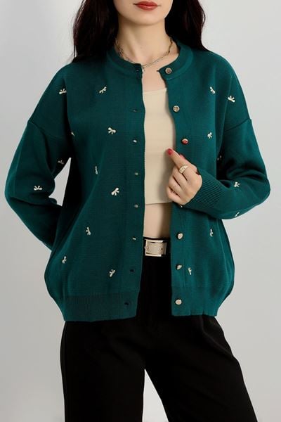 Fiyonk Detaylı Hırka Neftilatte - 3221.1577.