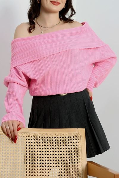 Madonna Yaka Triko Pembe - 2324.1765.