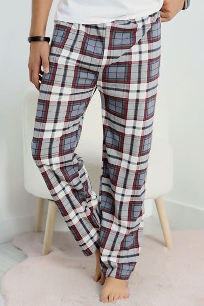 Erkek Pijama Altı Kırmızıbeyaz - 18529.1838.