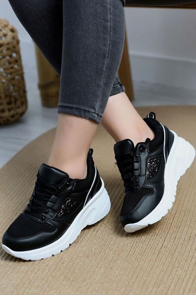 Günlük Spor Ayakkabı Siyahbeyaz - 31358.2082.