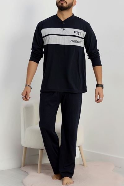 Süprem Erkek Pijama Takımı Lacivert - 20833.1838.