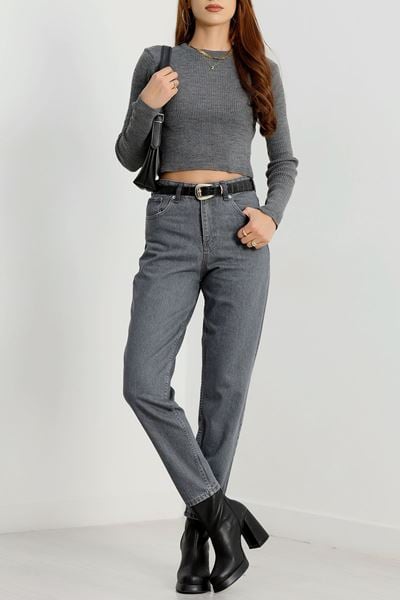 Mom Kot Pantolon Gray - 18966.1431.