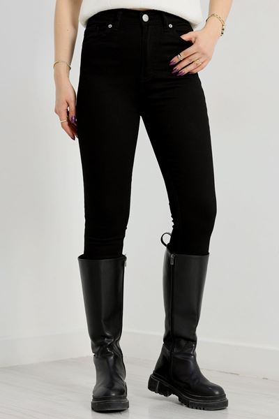 Dar Paça Kot Pantolon Siyah - 42322.1431.