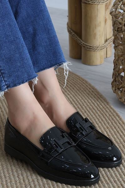 Loafer Günlük Ayakkabı Siyahrugan - 18000.1846.
