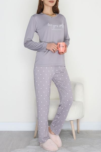 Soft Milan Enjeksiyon Baskılı Pijama Takımı Gripuantiyeli - 664.1287.