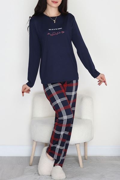 Soft Milan Enjeksiyon Baskılı Pijama Takımı Laciekose - 664.1287.