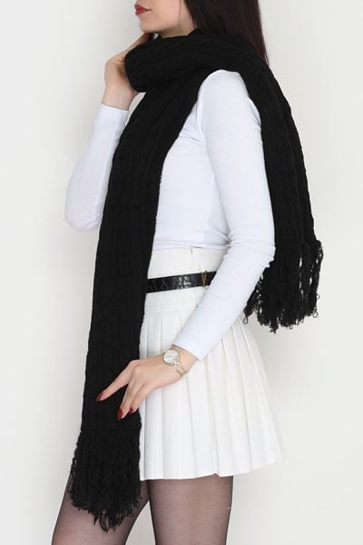 Akrilik Şal Siyah - 70468.1736.