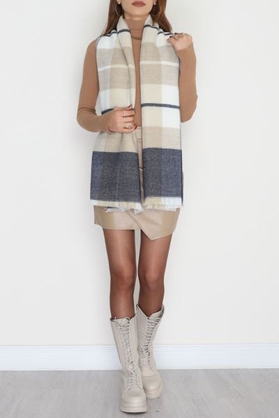 Desenli Kaşe Şal Bejlaci - 70811.750.