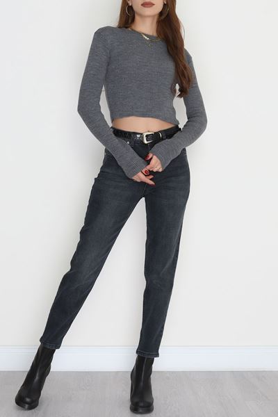 Boyfriend Kot Pantolon Füme - 42360.1431.