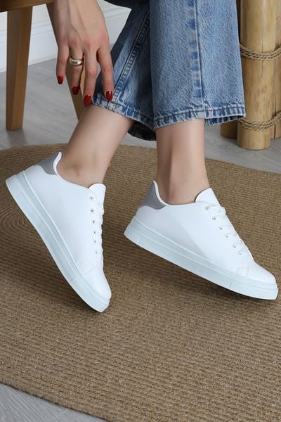 Kalın Tbn Günlük Ayakkabı Beyazgri - 8585.264.