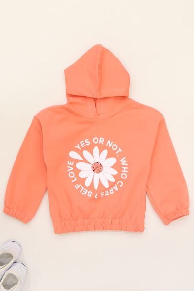 3-7 Yaş Baskılı Çocuk Sweat Narçiçeği - 625424.1576.