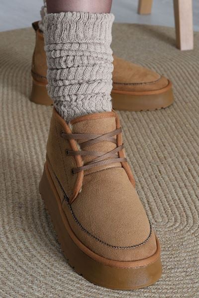 Yüksek Tabanlı Bağcıklı Bot Taba - 31440.1932.