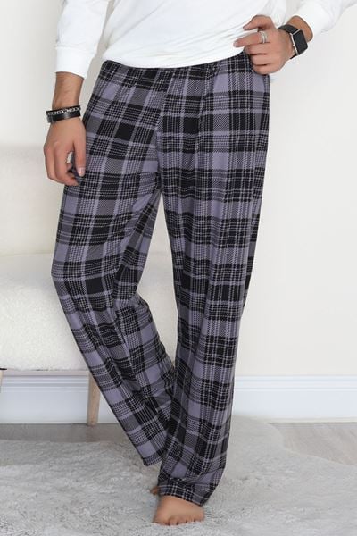Süet Erkek Pijama Alt Antikareli - 306.1287.