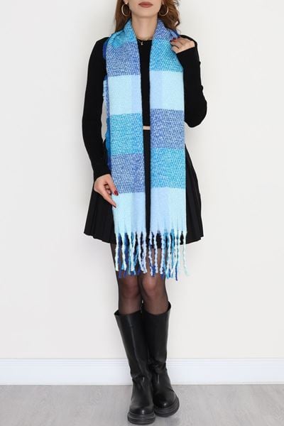 Buklet Şal Saksmavi - 70812.750.