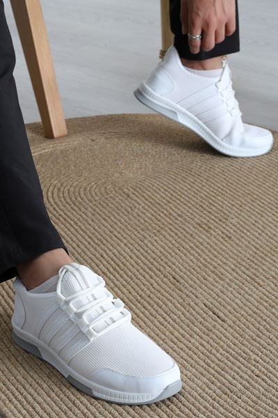 Erkek Spor Ayakkabı Beyazgri - 31466.264.