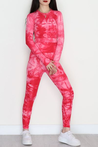 Batik Parmak Geçmeli Dalgıç Fitness Takım Fuşya - 42526.1967.