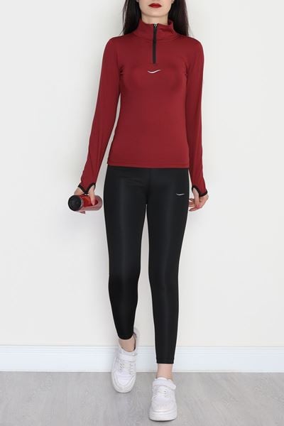 Olita Baskılı Parmak Geçmeli Dalgıç Takım Bordo - 42292.1301.