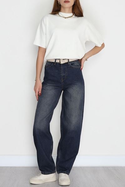 Baggy Kot Pantolon Mavitint - 31536.2088.