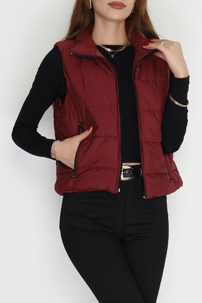 Astarlı Şişme Yelek Bordo - 51010.147.